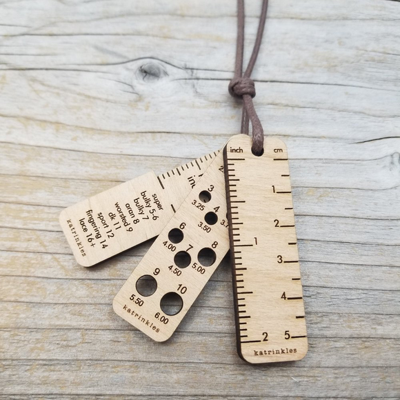 Tiny Tool Bamboo Pendant Necklace