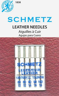 Leather Needles 5 pk Assorted 130/705 H LL