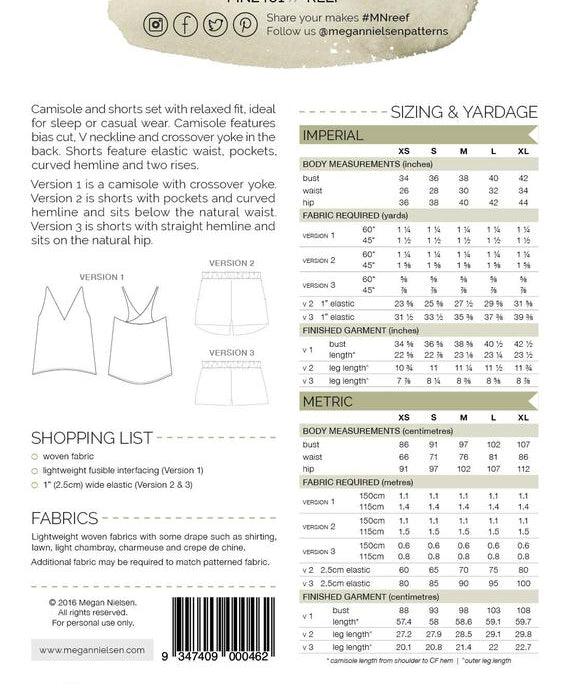 Reef Camisole & Shorts Set