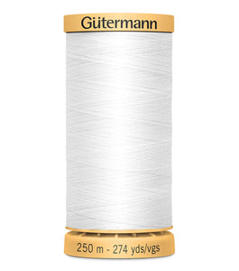 Natural Cotton Thread 50wt 250m/274yd