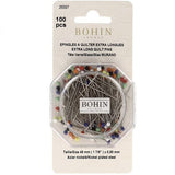 Bohin Glass Head Quilting Pins