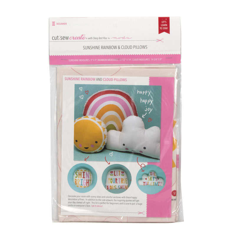 Sunshine Rainbow & Cloud Pillows